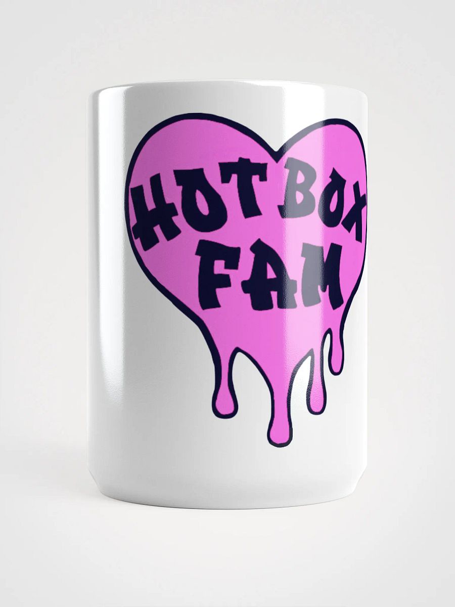 HOT BOX FAM SOLID PINK LOGO COFFEE MUG product image (5)
