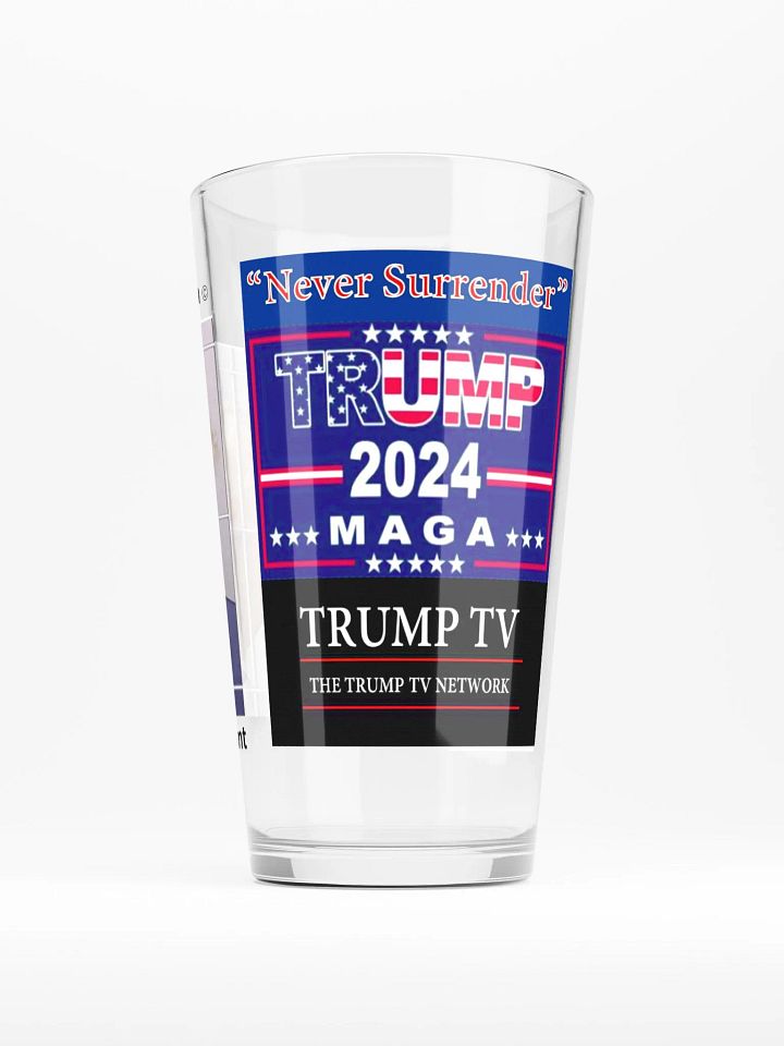 Never Surrender Serving In America Pint Glass product image (2)