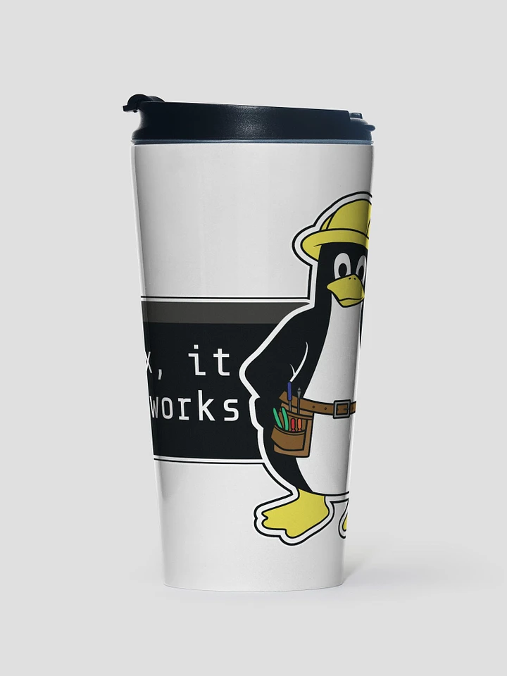 Linux It Just Works Travel Mug product image (1)