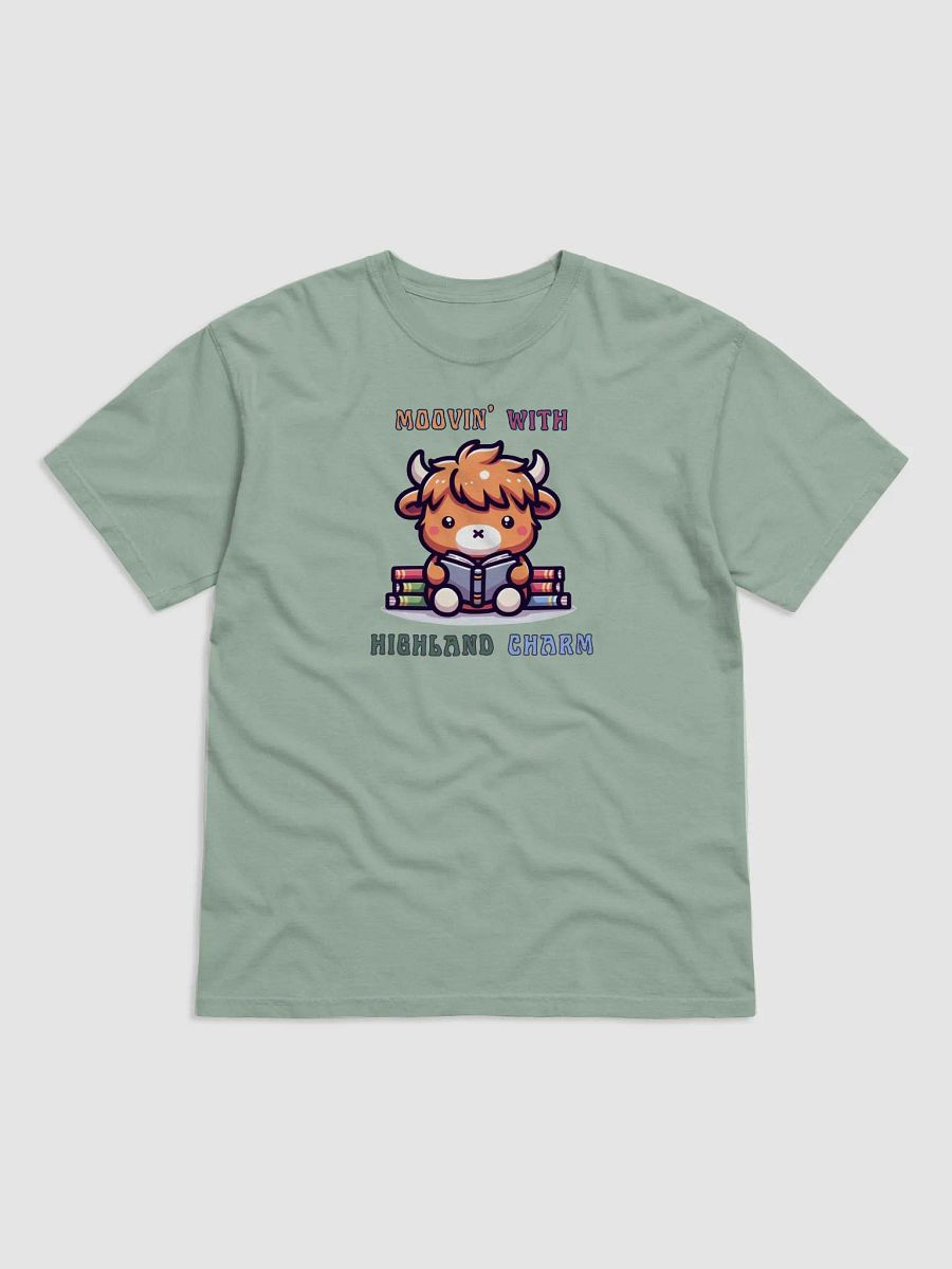 Cute Highland Cow Reading product image (5)