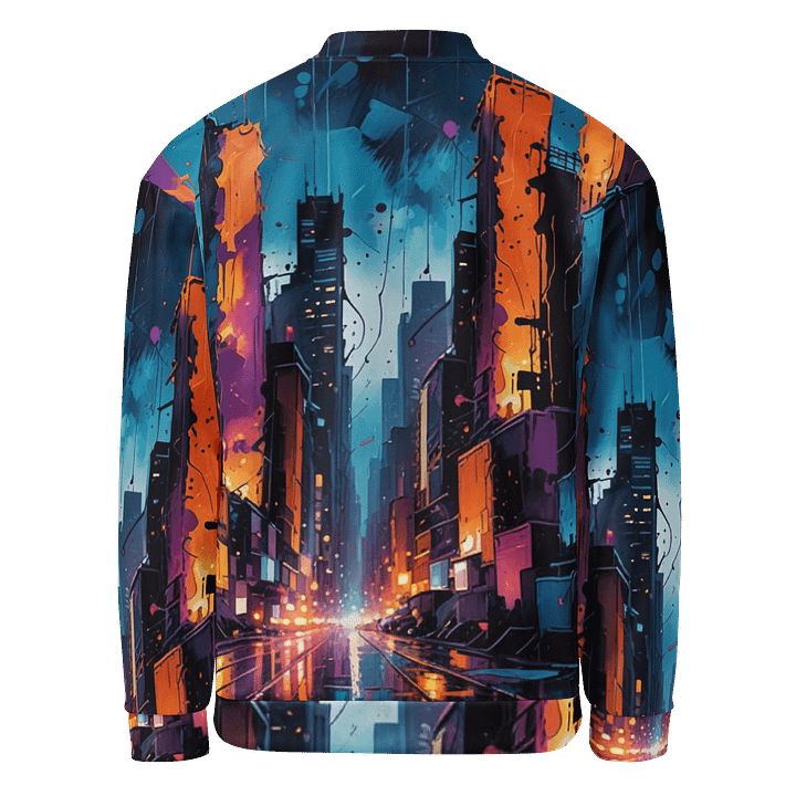 Abstract City 1 Bomber Jacket product image (2)