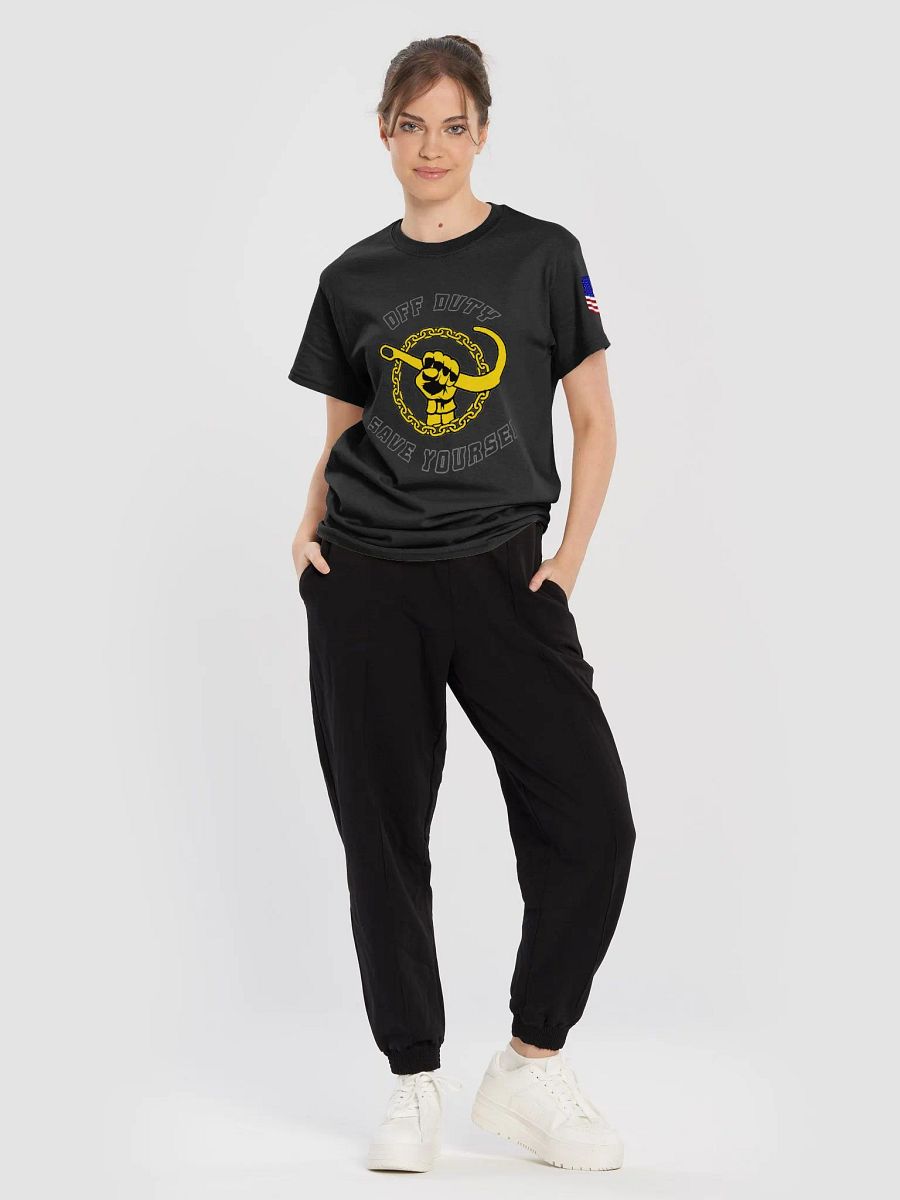 "Off Duty, Save Yourself" Tow T-Shirt product image (6)