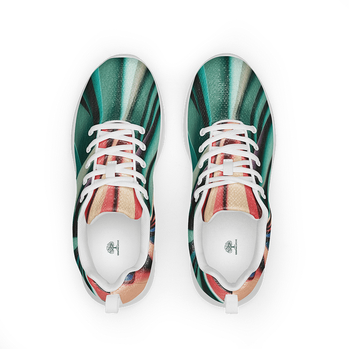 Graphic Grove Women's Athletic Shoes: Vibrant Abstract Design for Style and Performance product image (1)