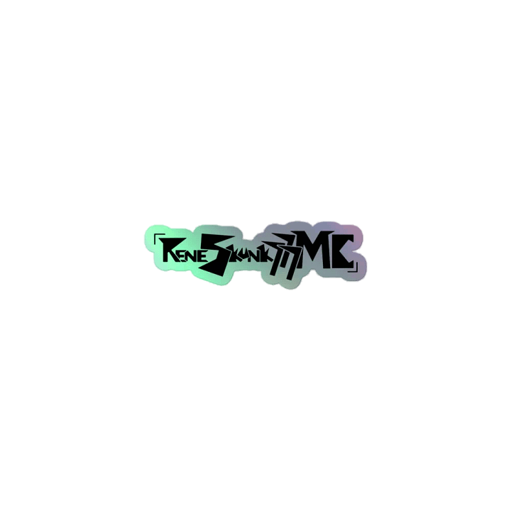 ReneSkunk777MC - Die Cut Logo Sticker (Holographic Version) product image (1)