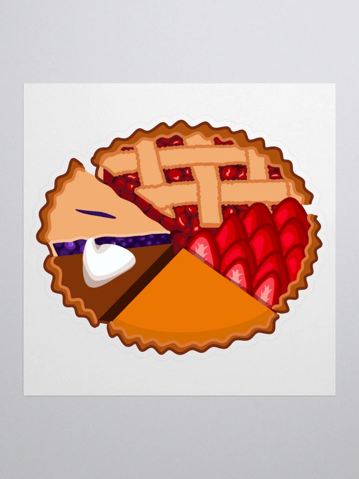 Pie Chart Sticker product image (1)