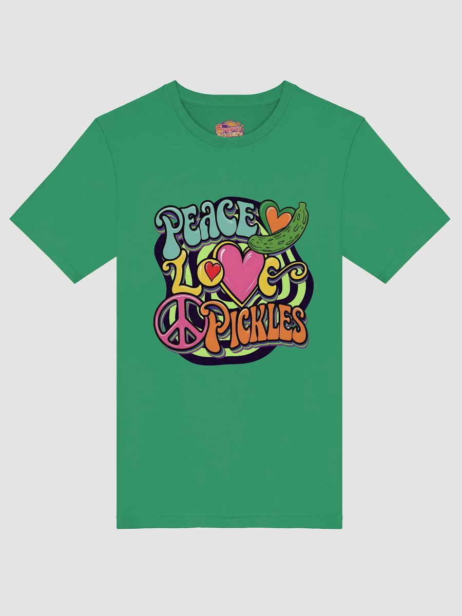 Groovy Peace Love Pickles T-Shirt product image (3)