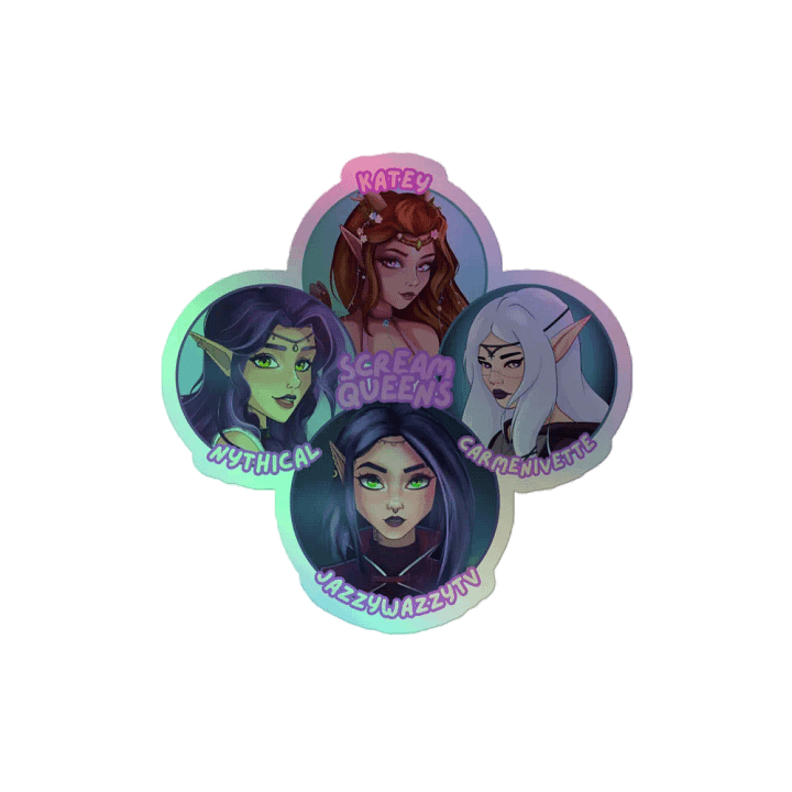 Scream Queens Holo Sticker product image (2)