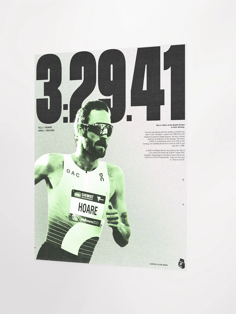 Olli's 3:29.41 Area Record Poster product image (2)