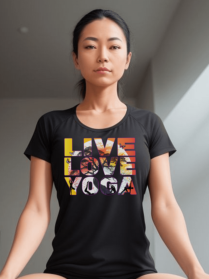 Live Love Yoga Mind Body and Spirit Meditation Practitioner Teacher T-Shirt product image (1)