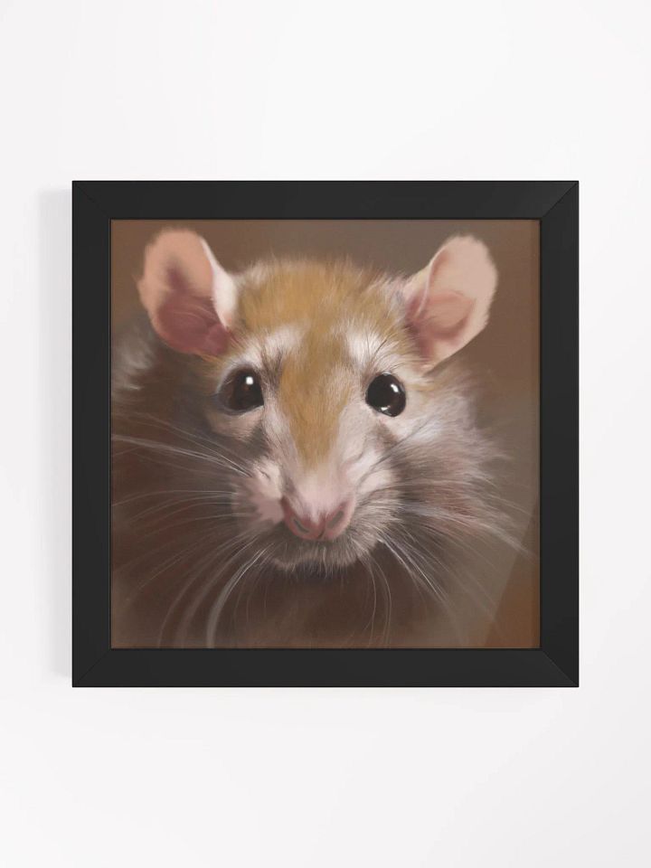 Wuv rat framed print product image (1)