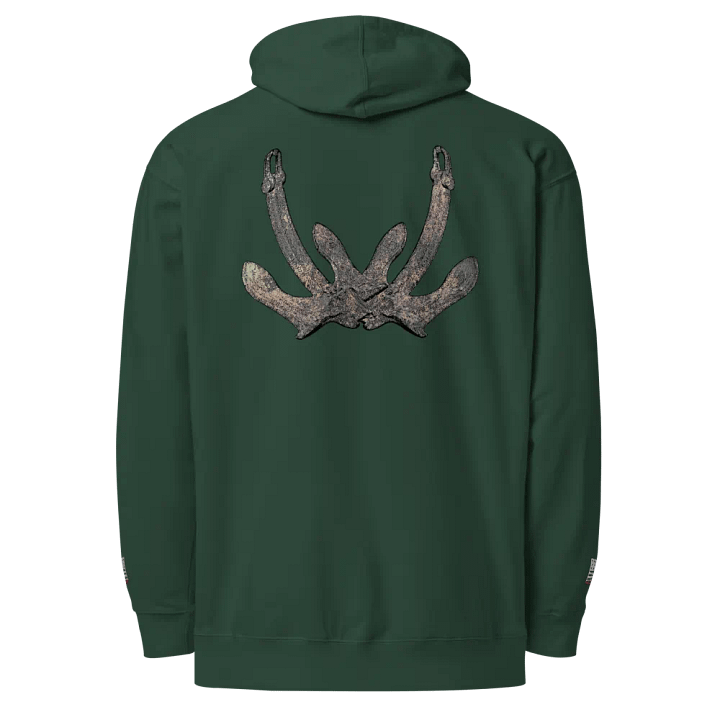 Anchor tug - Twin Anchor Front & sleeves (embroidered)Hoodies product image (1)