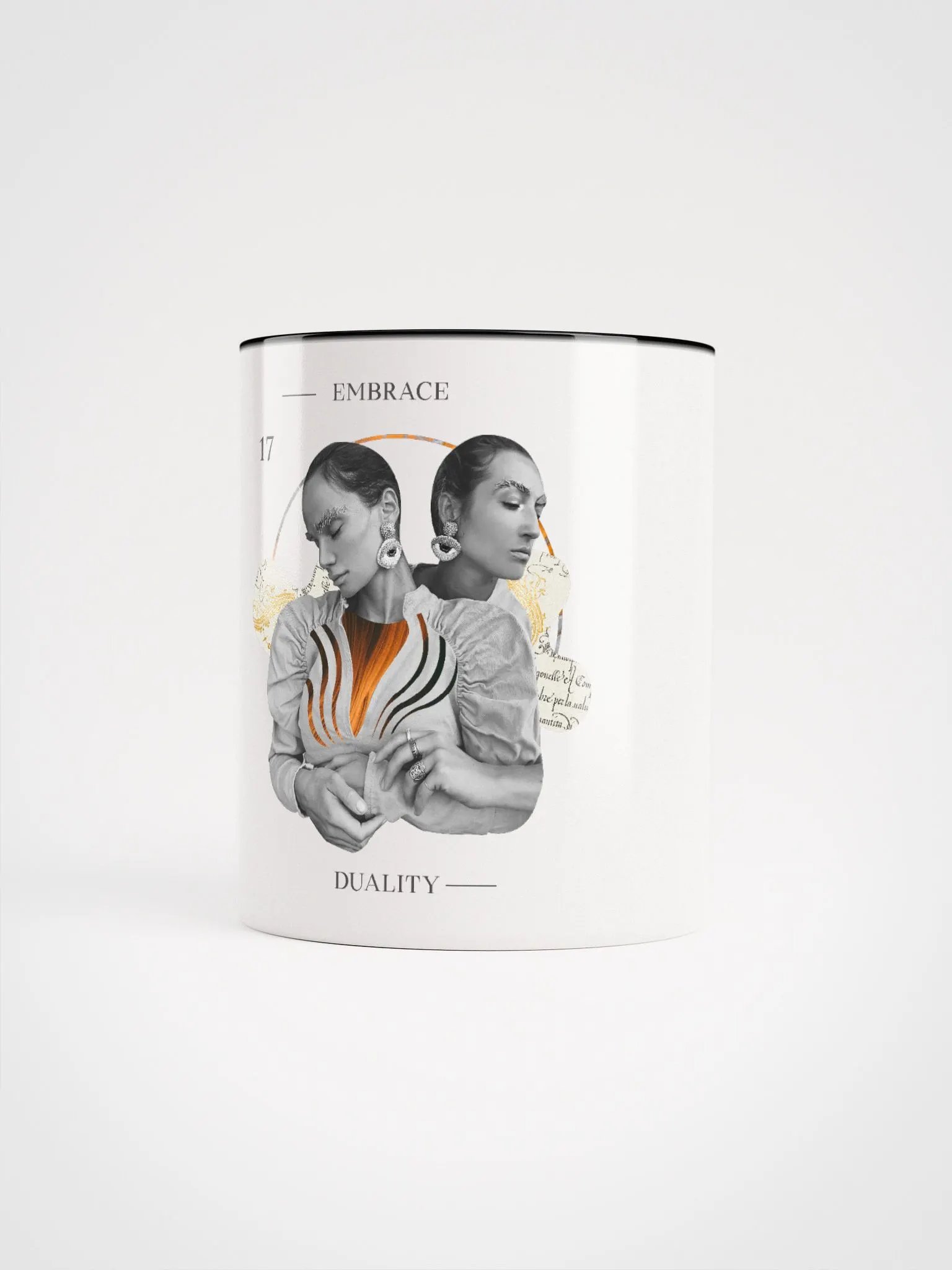 Contemplative Collage Ceramic Mug product image (60)