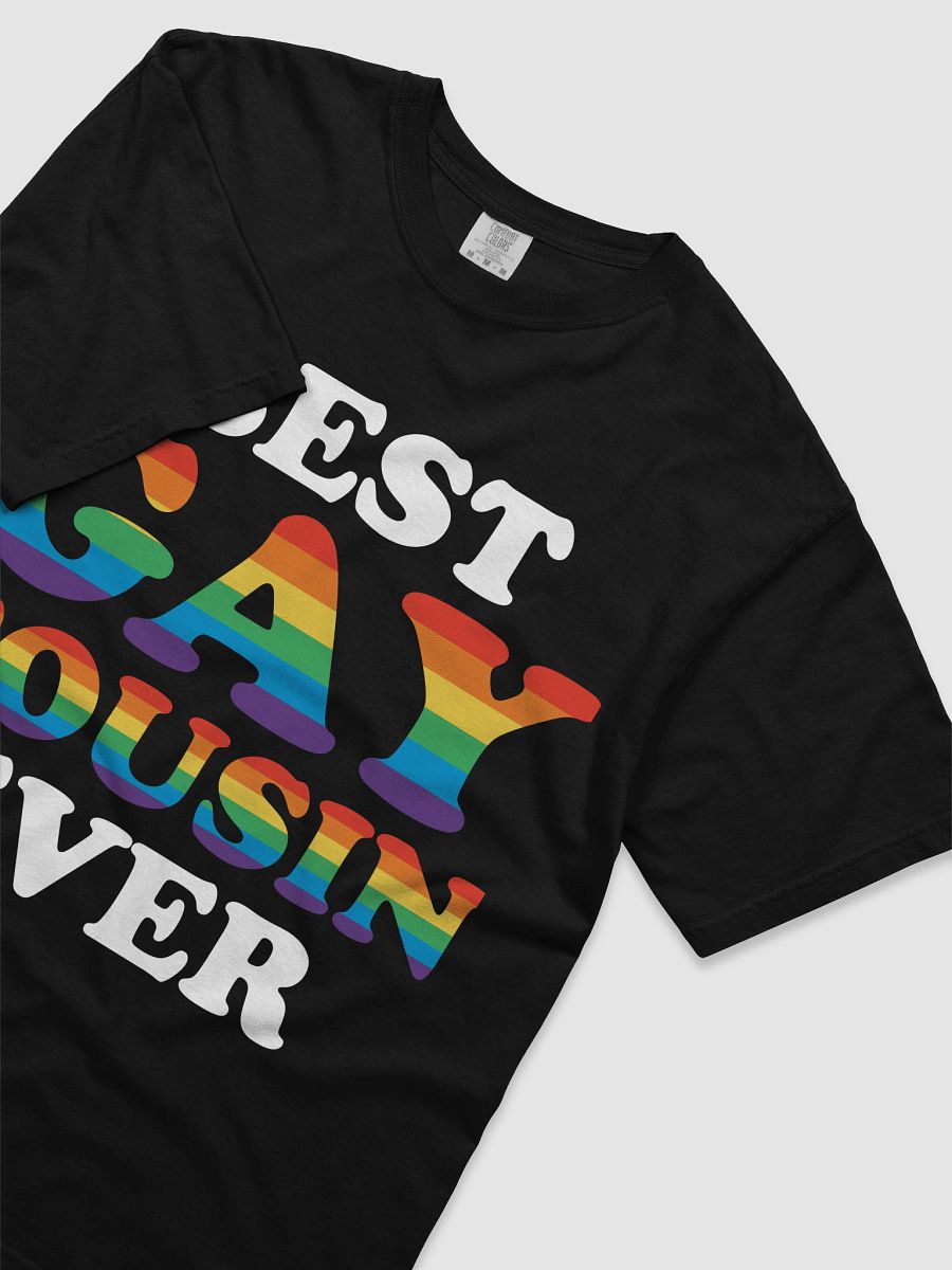 Rainbow Pride Best Gay Cousin Tee product image (12)