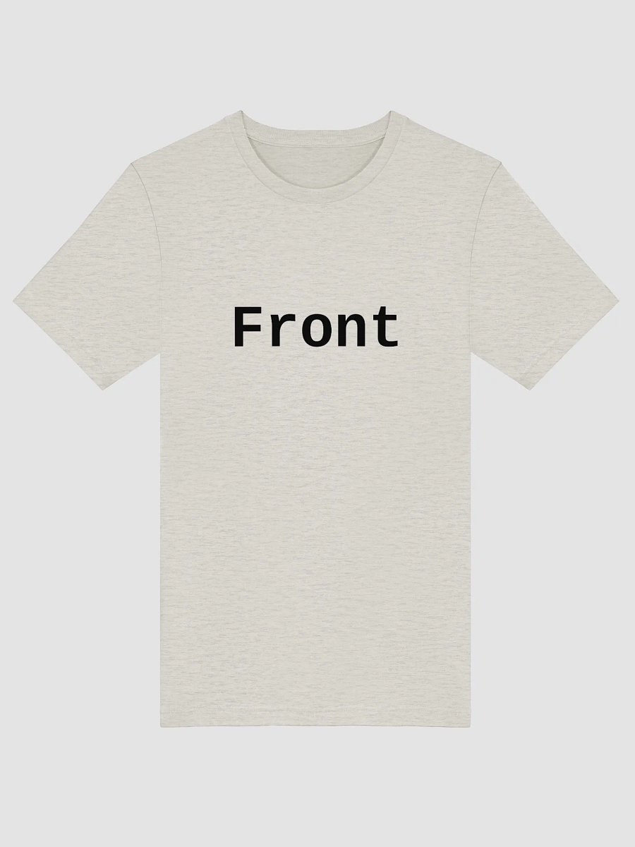 Front Back Simple Tee - Correct - Light Color product image (6)