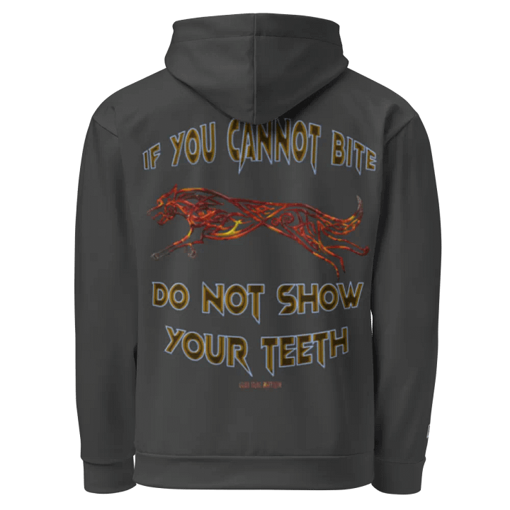 If You Cannot Bite Gray- Premium Adult Unisex All Over Print Hoodie product image (1)