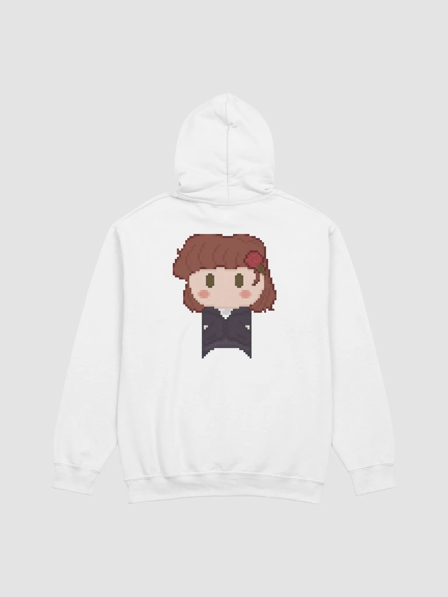 Pixel Art Rose Hoodie | Art by SquidSlayerNate product image (4)
