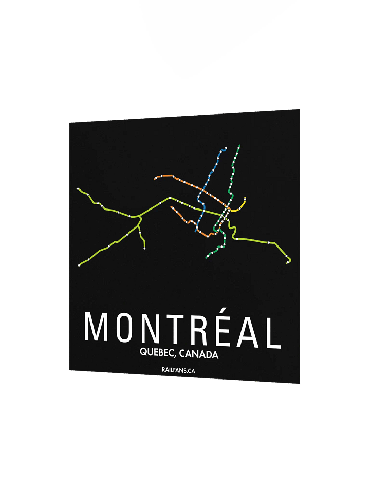 The Rail Fans Canada Transit Map - Montreal product image (2)
