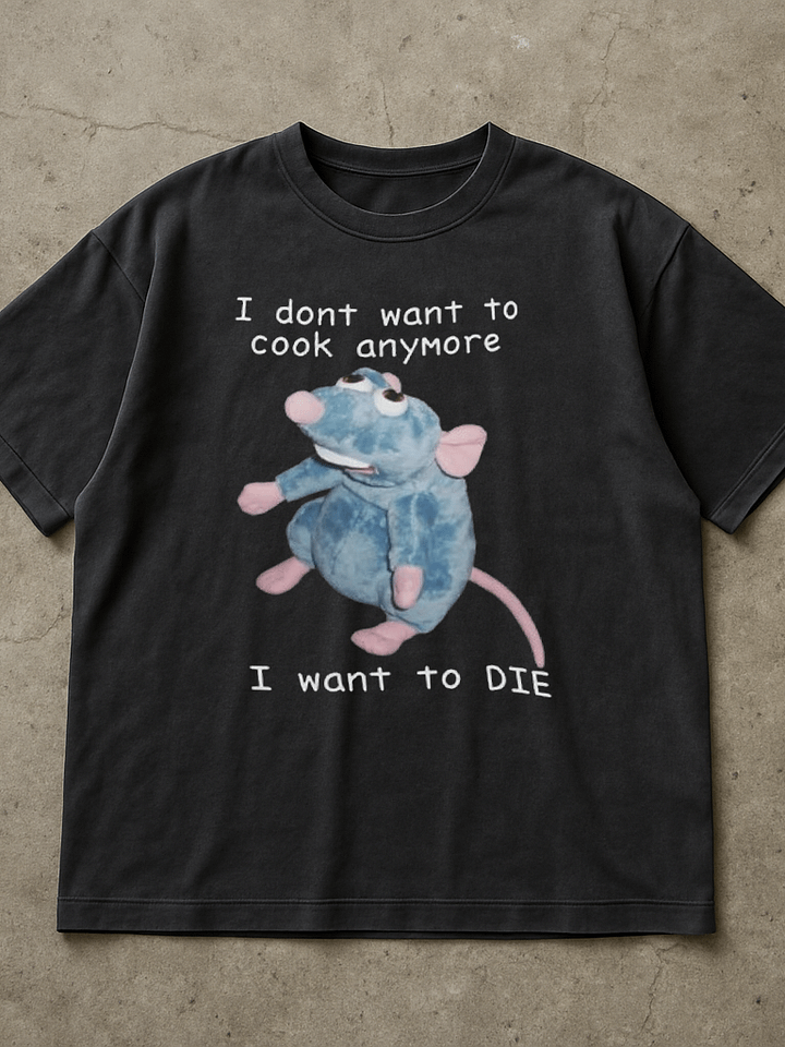 I Don't Want To Cook Anymore I Want To Die Shirt product image (1)