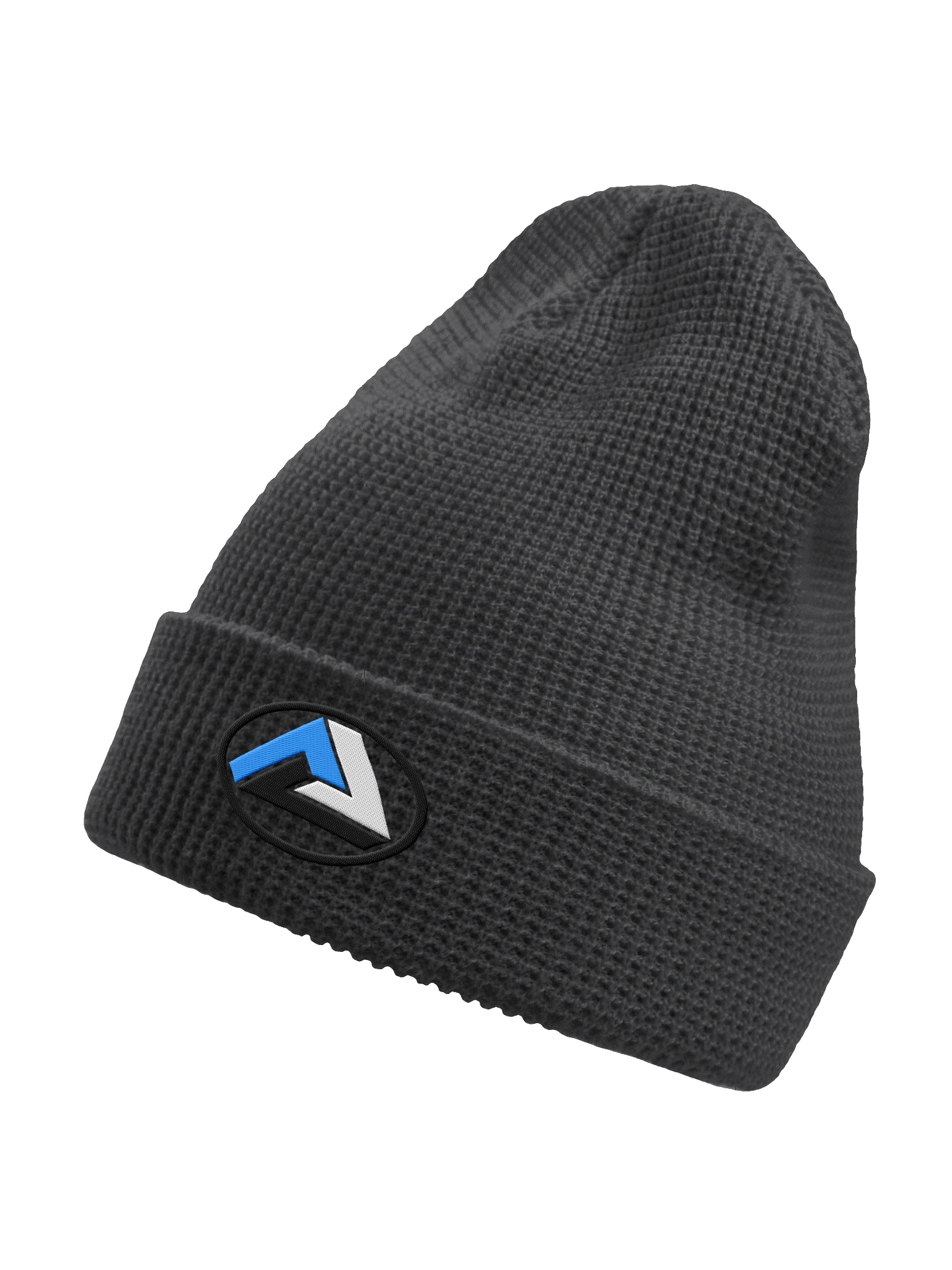 Blue Logo Embroidered Knit Beenie (Richardson) product image (2)