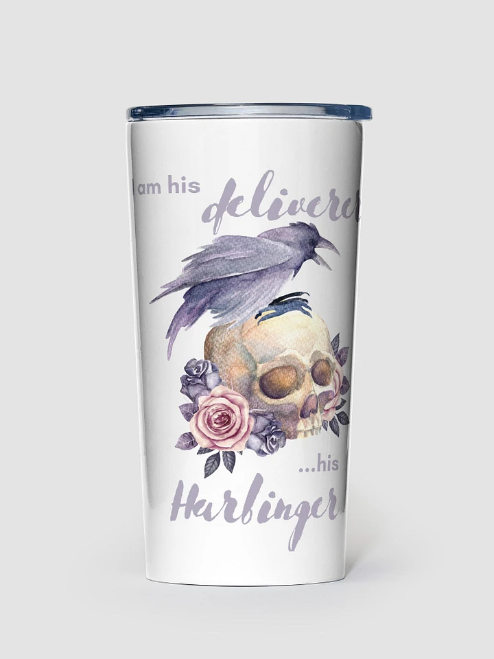 BTB Harbinger Raven and Skull Stainless Steel Tumbler product image (1)