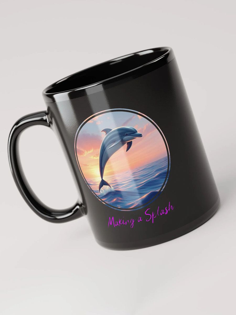 "Making a Splash" Dolphin mug product image (5)