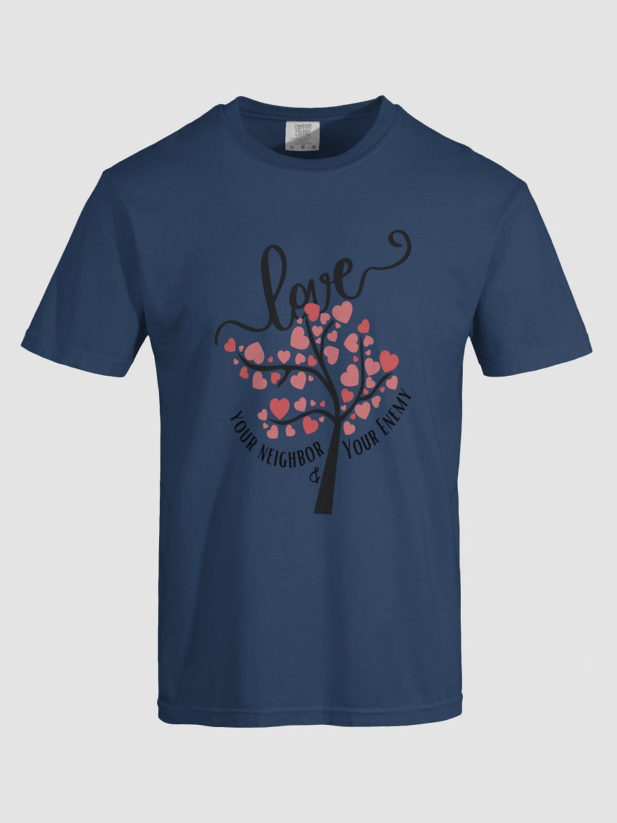 Love Your Neighbor and Your Enemy Heavyweight T-Shirt product image (7)