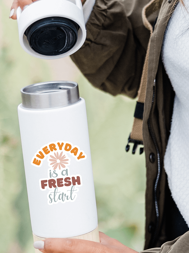 Everyday is a Fresh Start Sticker product image (1)