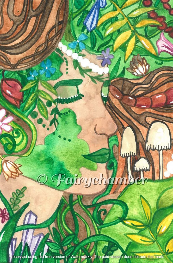 Zemyna Goddess Of The Earth Original Painting product image (1)