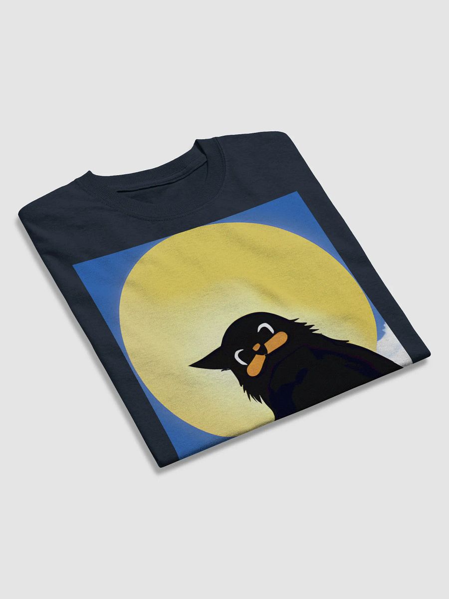 Moonlit Cat Cartoon Heavyweight Tee product image (6)