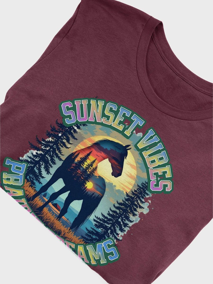 Sunset Vibes Prairie Dreams Horse Iconic T-Shirt product image (18)
