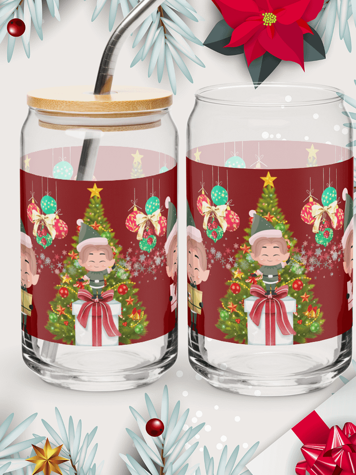 Elf Family Festive Glass Set product image (1)