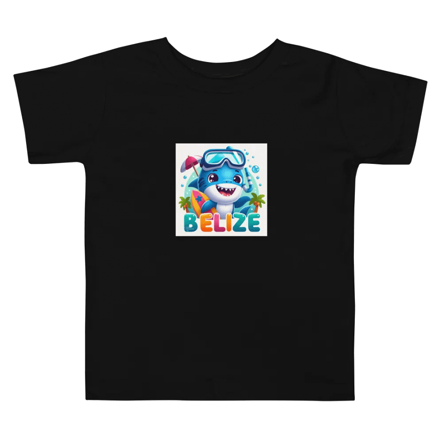 Belize Beach Baby Shark Toddler Tee product image (5)