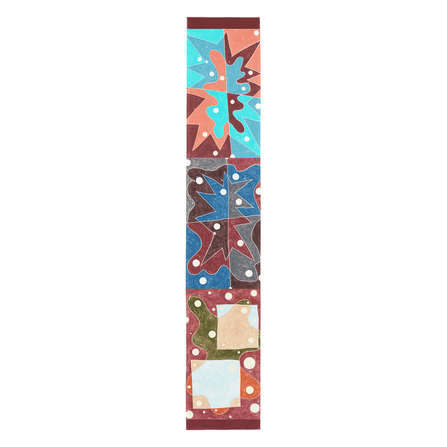 Cartoon University table runner product image (4)
