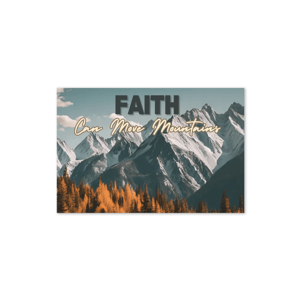 Faith Can Move Mountains Greeting Card product image (11)