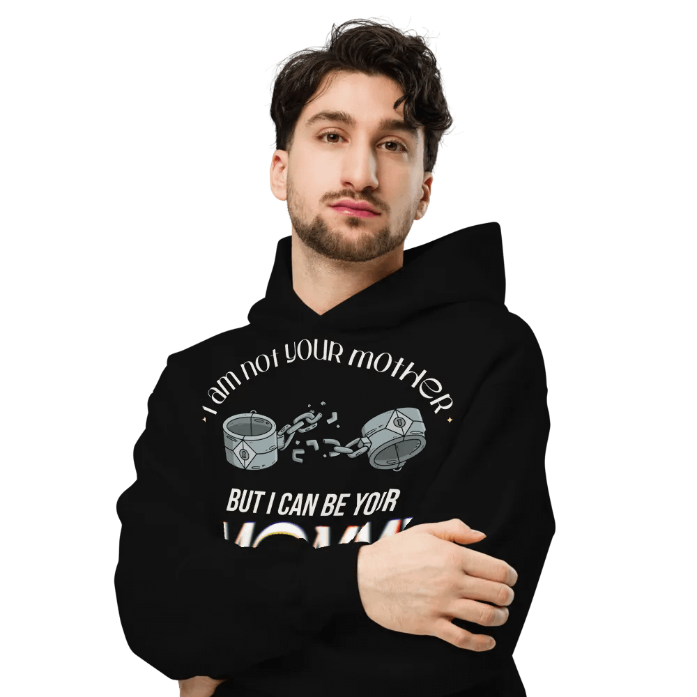 Unisex Premium Oversized Hoodie (I am not your mother but i can be your mommy) product image (6)