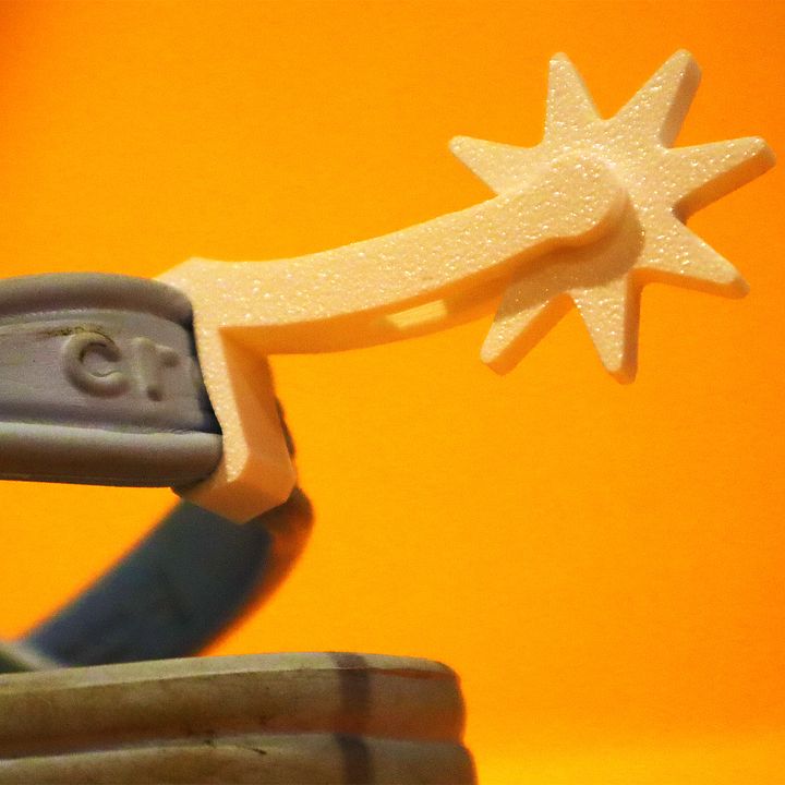 Croc Spur 3D Printed product image (1)