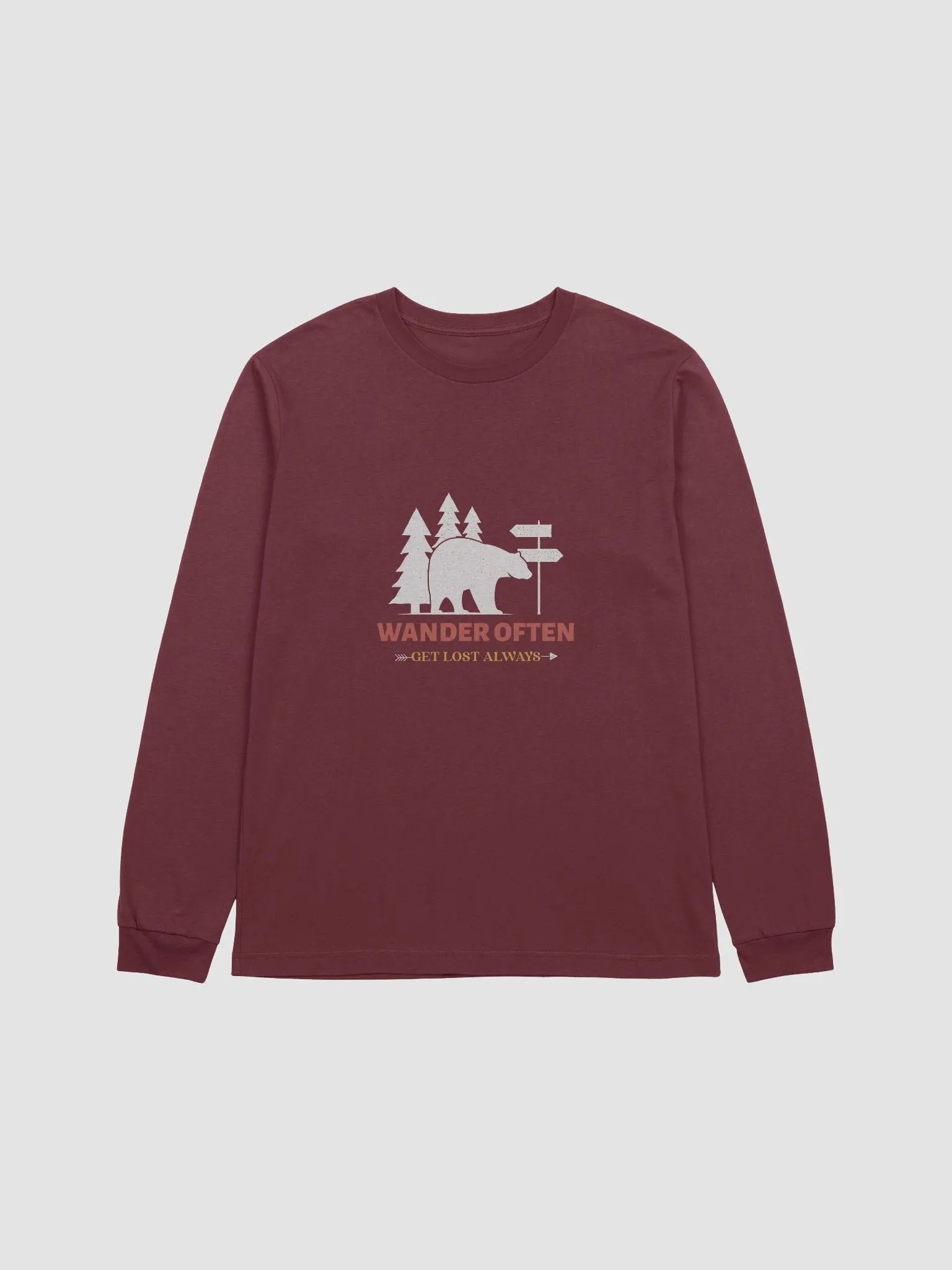 Wander Often, Get Lost Always Long Sleeve Tee product image (2)