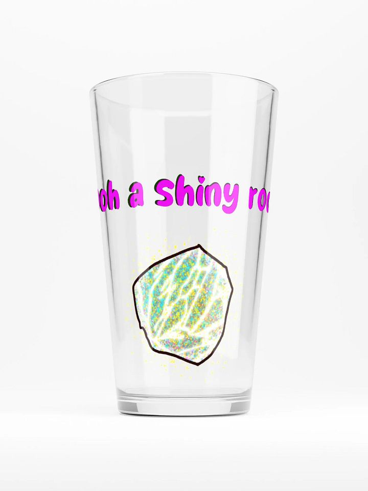 Ooh a shiny Rock Pint Glass product image (1)