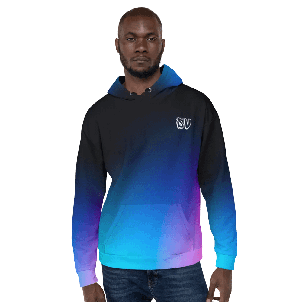 INFINTY X ZERO = ZEROE NEON COLOR FADE STYLE CG_OCE HOODIE product image (6)