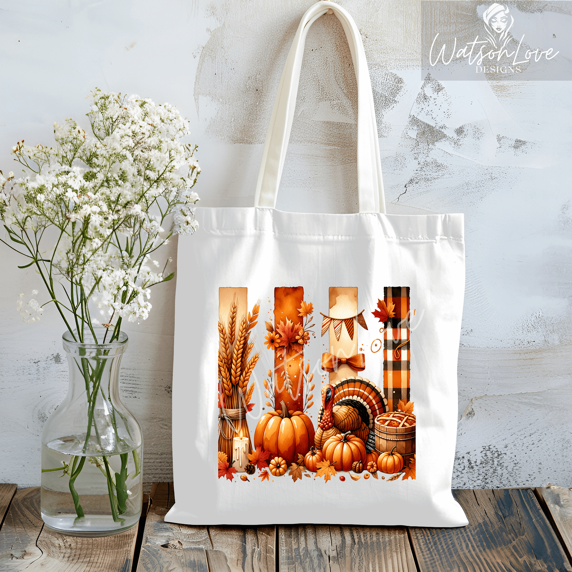 Fall Brushstroke PNG Digital Down ONLY Vintage Fall Clipart Autumn Brushstroke Sublimation Autumn PNG Cozy Pumpkin Clipart product image (2)