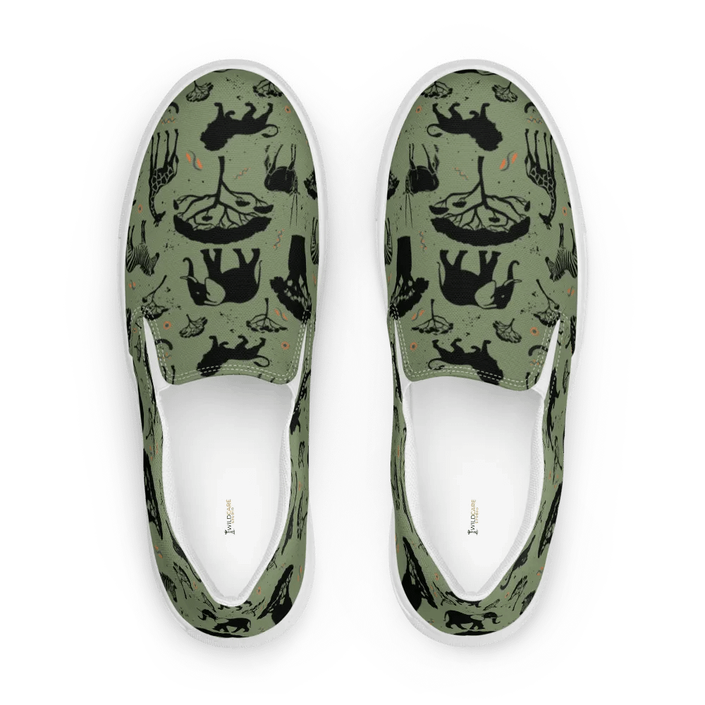 Savanah Wildlife Canvas Slip-On Shoes product image (5)