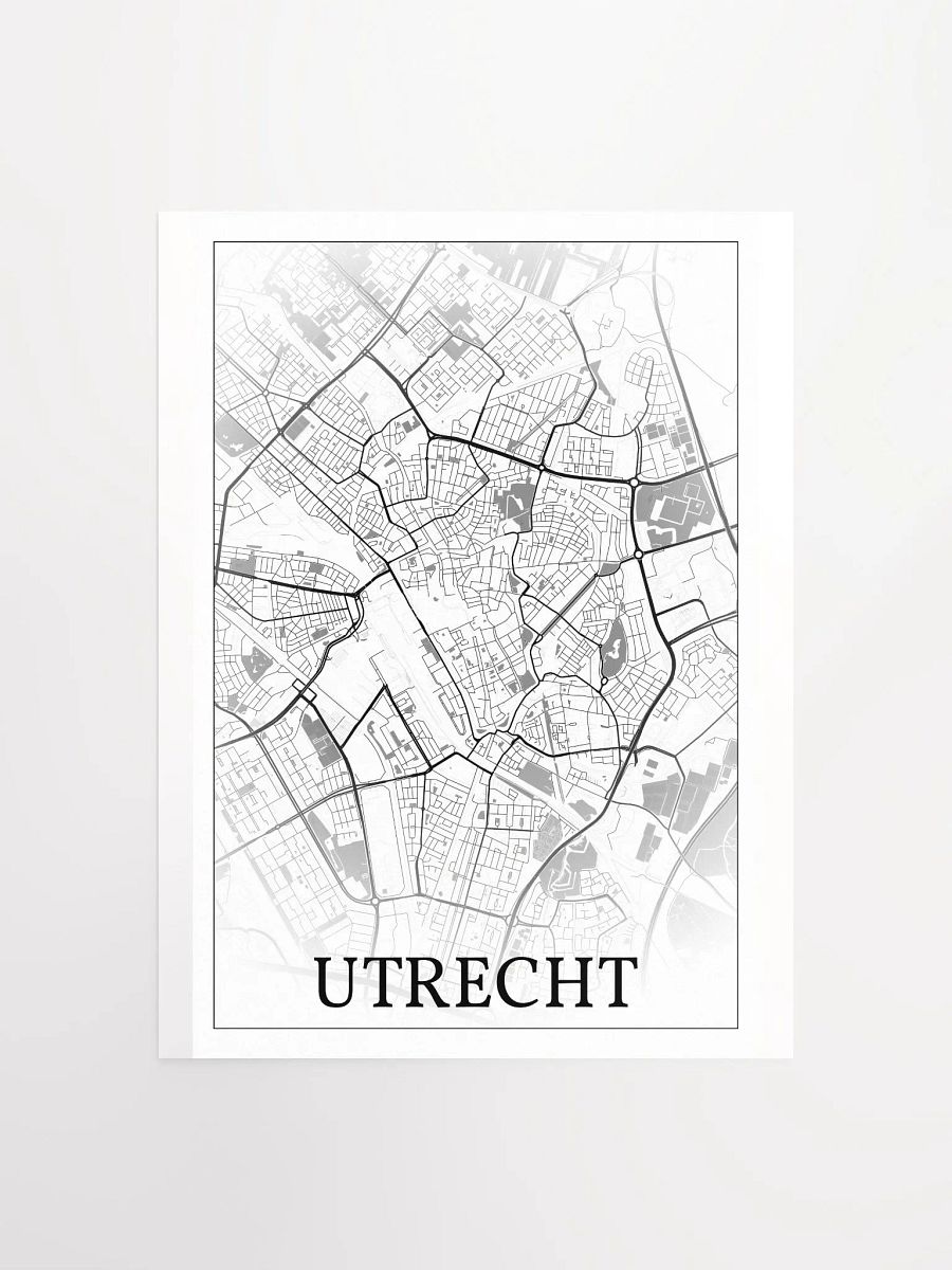 Utrecht, Netherlands, city map print product image (3)