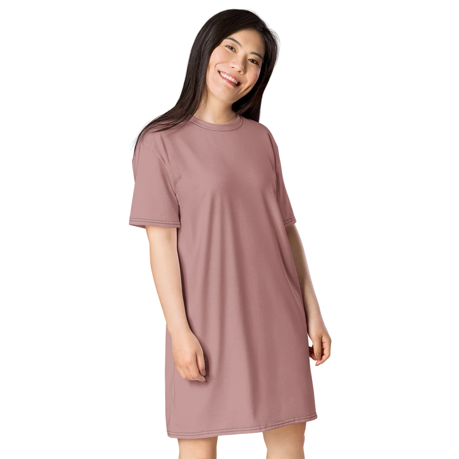 Effortless Chic Pink T-Shirt Dress product image (7)