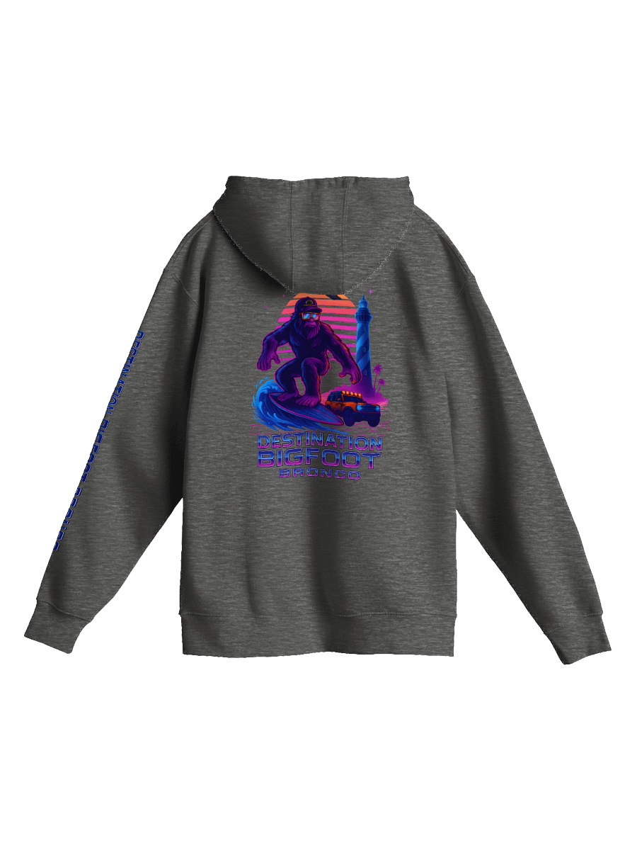 Bigfoot Bronco Synthwave Hoodie (Multiple Colors Available) product image (14)