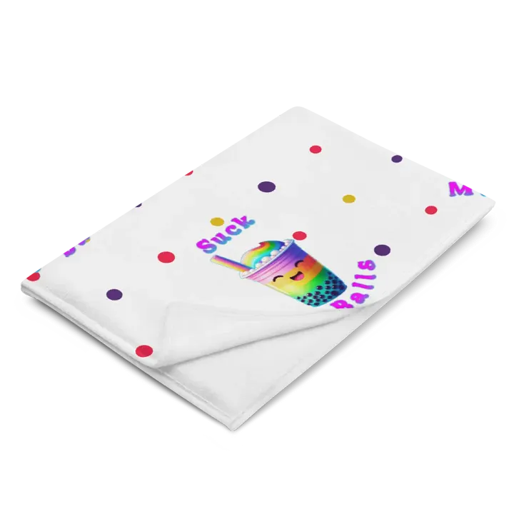 Rainbow Boba Delight Throw Blanket product image (2)