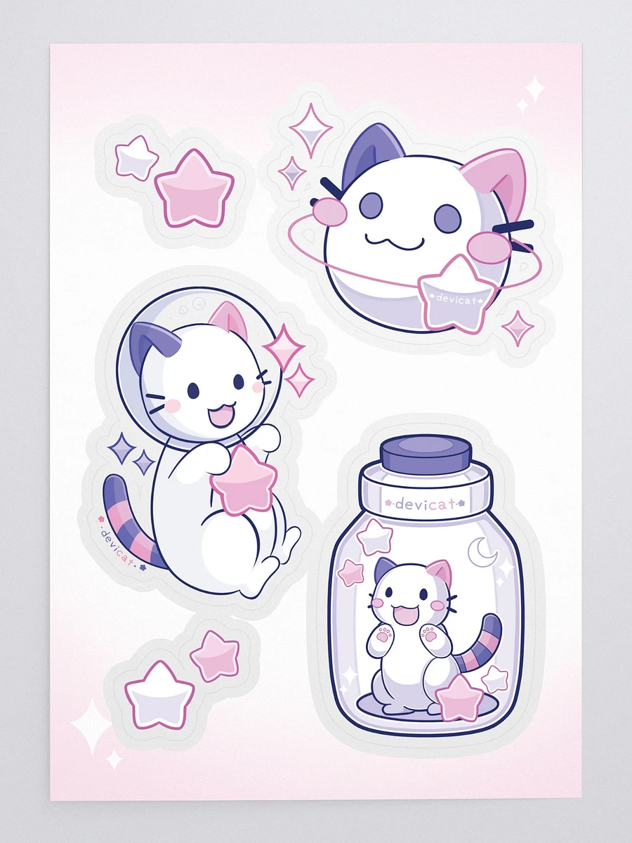 Sticker Sheet • CandiCat Space Cat product image (3)