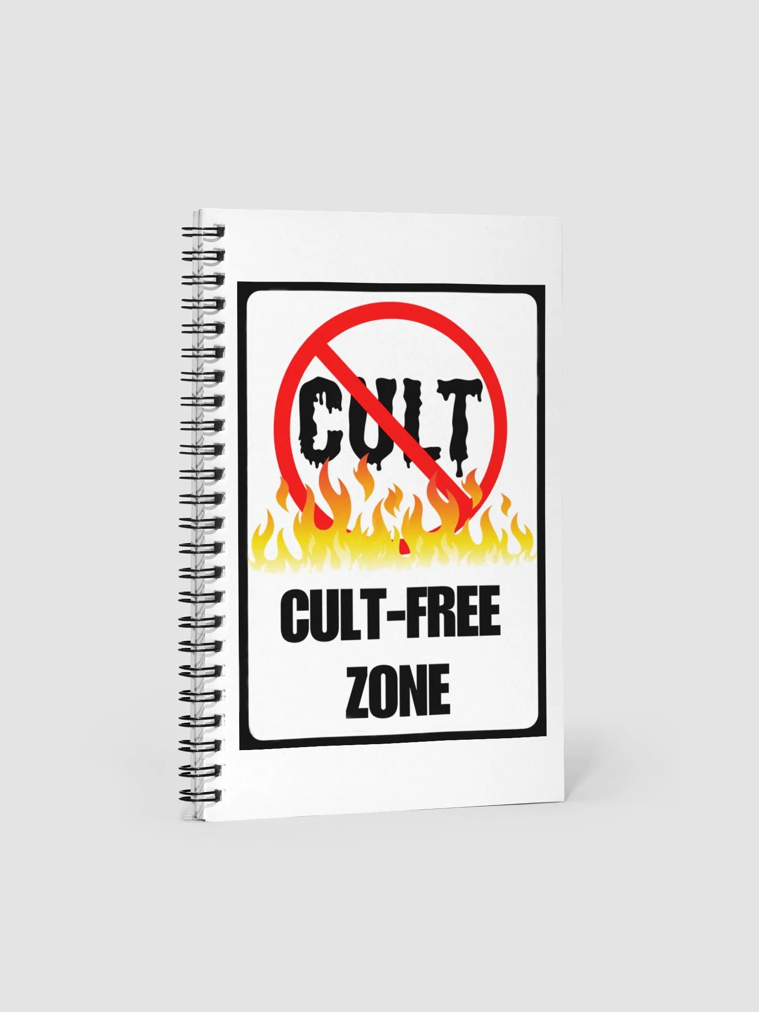 CULT-FREE ZONE Notepad product image (1)