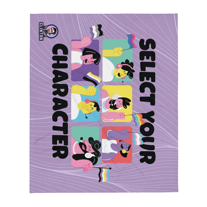 Select Your Character Blanket 1 product image (1)