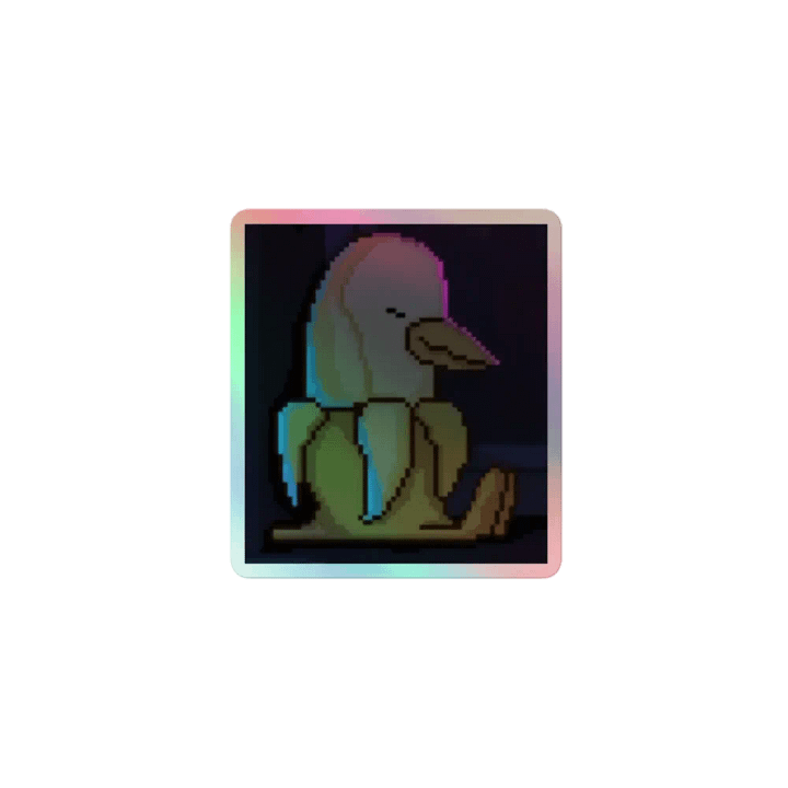 Ducknana Holographic Sticker product image (1)