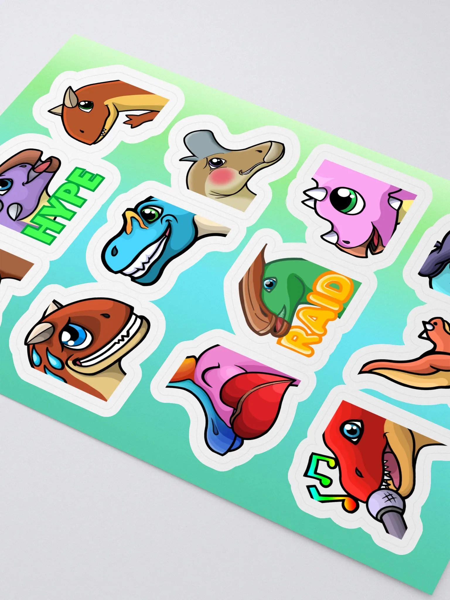 Emote Sticker Sheet product image (2)